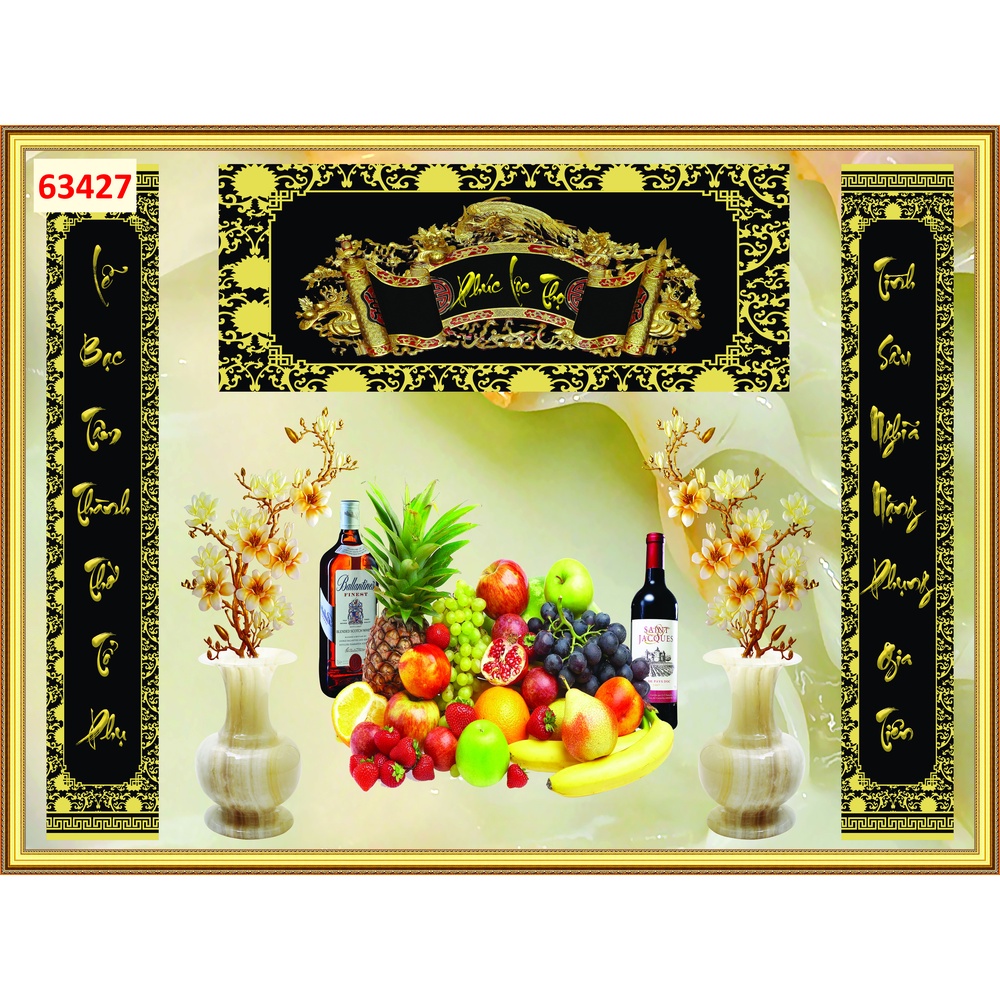 Tranh phòng thờ, bàn thợ in theo mọi kích thước yêu cầu