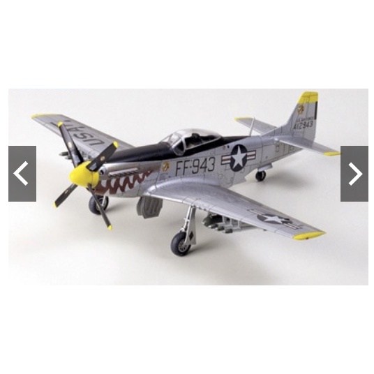 Mô hình máy bay quân sự 1/72 SCALE NORTH AMERICAN F-51D MUSTANG KOREAN WARMô hình máy bay quân sự 1/72 SC 60754 TAMIYA