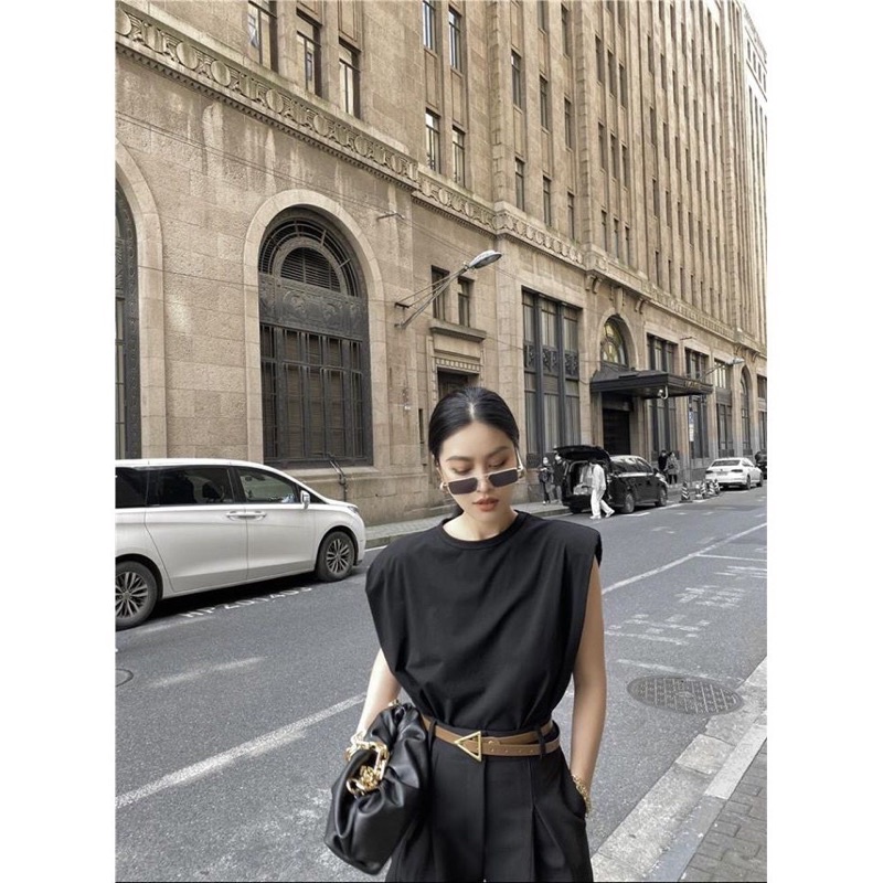 Áo Thun ZR Nữ Nhung Boutique, Áo Sách Nát Đơn Giản Sang Trọng, Cotton 4 Chiều Thoáng Mát, Form Dáng Đẹp Dễ Phối