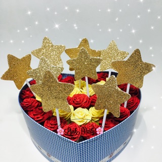 Tem cắm bánh cupcake