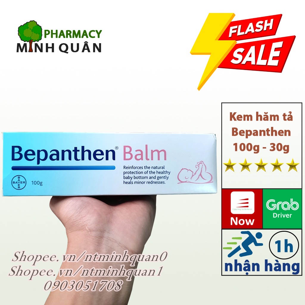 KEM HĂM TẢ Bepanthen ( 30g - 100g )⚡CHÍNH HÃNG⚡Hết hăm tả cho bé_MINH QUÂN