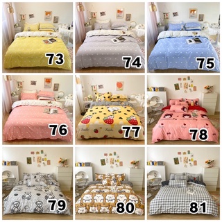 BỘ DRAP & CHĂN CHẦN BÔNG 5 MÓN HÀN QUỐC