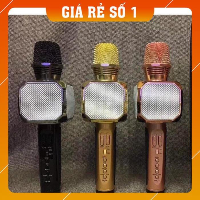 ⚡Giá Sập Sàn⚡ Micro hát karaoke không dây SD-10 bluetooth có loa hỗ trợ ghi âm pass chuẩn -  BH 6 tháng đổi mới