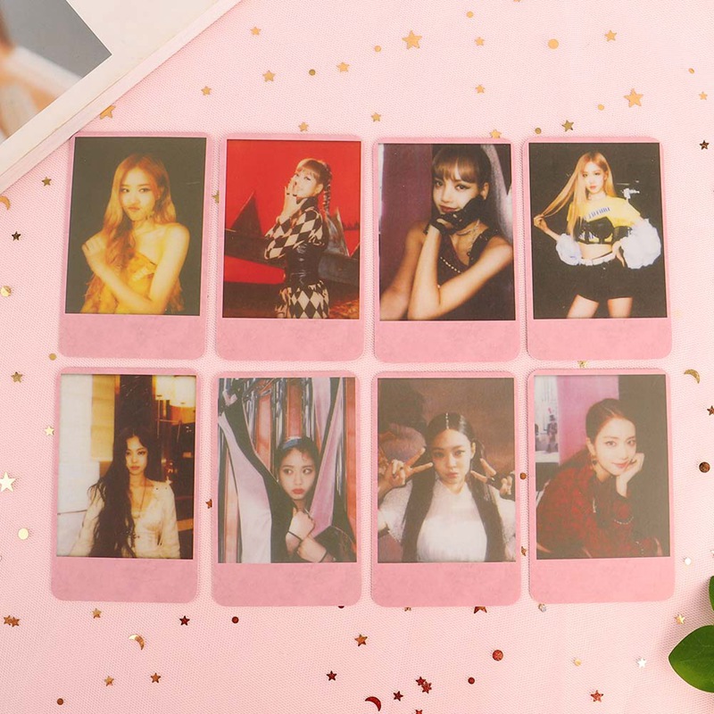 Set 8 thẻ ảnh hình thành viên nhóm nhạc Blackpink