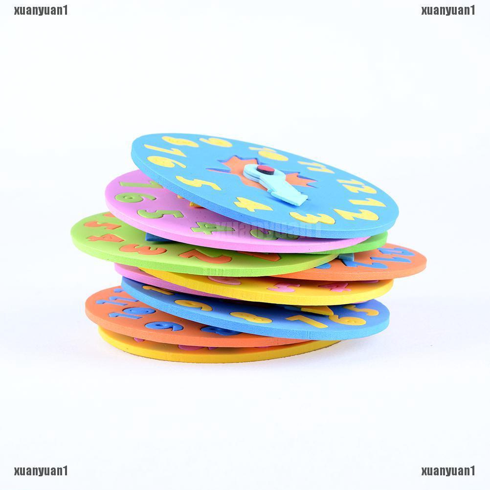 Đồng Hồ Xốp EVA Lắp Ghép Dễ Thương Cho Bé