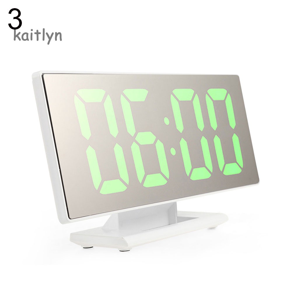 Đồng hồ điện tử màn hình LED để bàn có báo thức hiển thị thời gian
