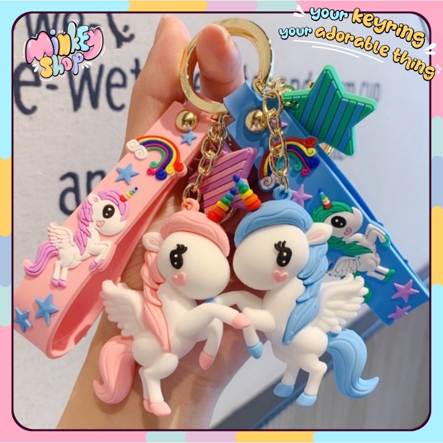 Móc Khóa Đẹp Hình Kì Lân Dẹp Cute phụ kiện Túi Xách dễ thương -Minkey