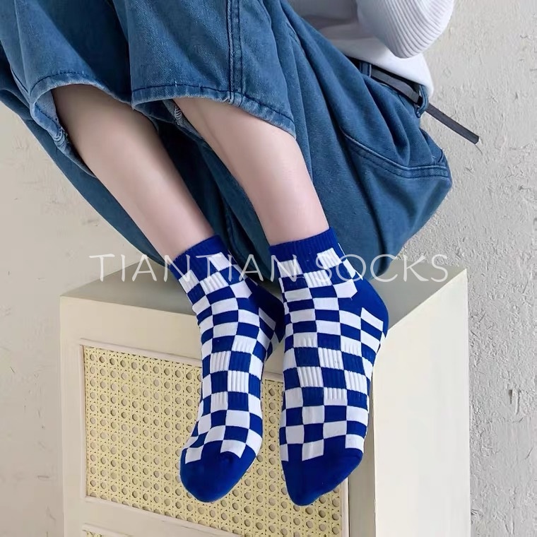 TIAN TIAN T176 Vớ nữ cổ ngắn  tất Thể Thao Cotton Mỏng Cổ Thấp Màu Xanh Lá Thời Trang Mùa Hè Dành Cho Nữ