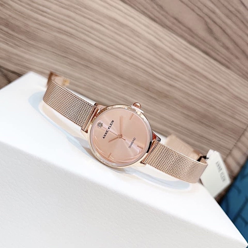 Đồng hồ nữ ANNE KLEIN model AK/3546RGRG dây mesh trẻ trung