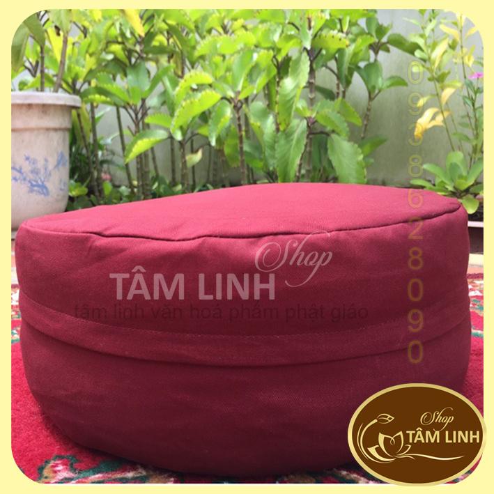 [Ảnh thật] Bồ đoàn - đệm ruột 100% vỏ đậu xanh ngồi thiền tạo tư thế ngồi đúng, cân bằng, thoải mái hàng cao cấp
