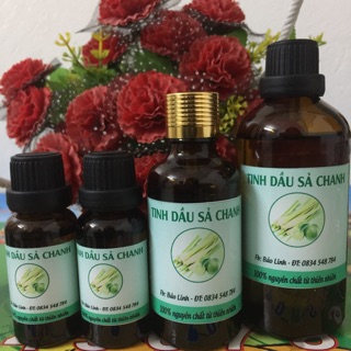 Tinh dầu sả chanh nguyên chất: 50ml