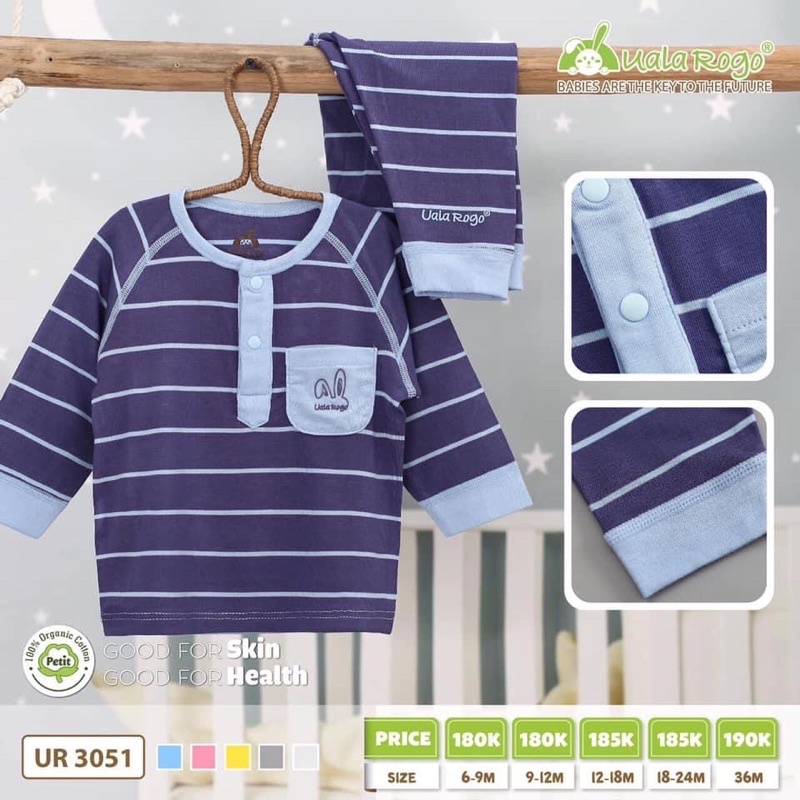 Bộ dài ualarogo bổ trụ cho bé yêu thoải mái vận động