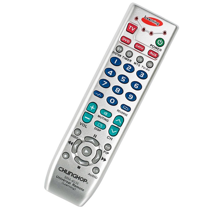 Chunghop Srm-403E Universal Remote Controller Smart Learning Remote Control For Tv/Sat/Dvd/Cbl/