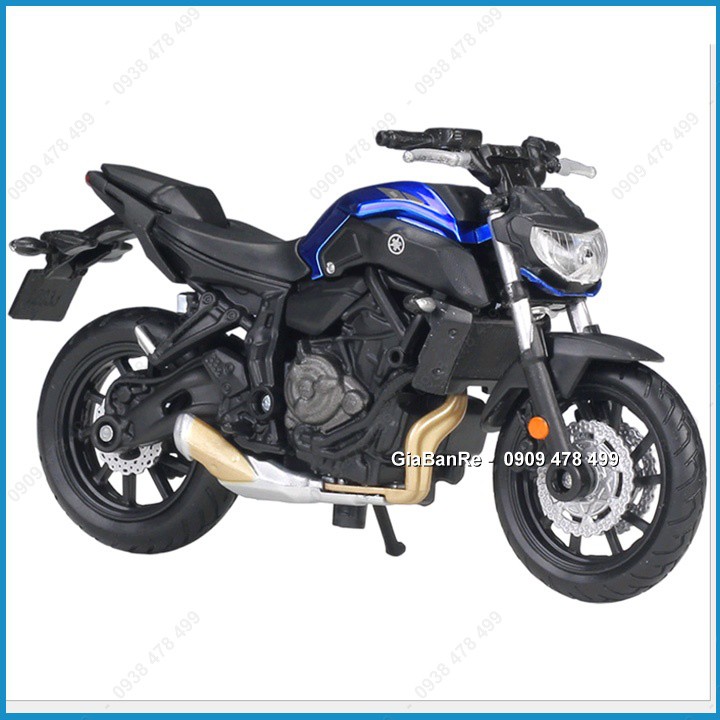 XE MÔ HÌNH MOTO YAMAHA MT-07 - TỈ LỆ 1:18 - MAISTO - 8785.1