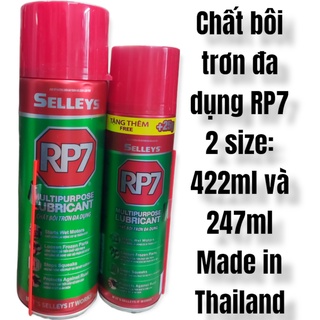 Chất bôi trơn đa dụng và chống rỉ sét RP7 - 2 thể tích 422ml và 247ml - Made in Thailand