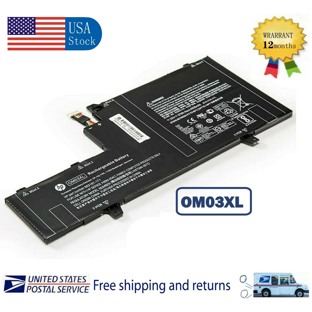 ⚡ Pin HP EliteBook OM03XL X360 1030 G2 HSTNN-IB70 863167-1B1 OM03057XL
