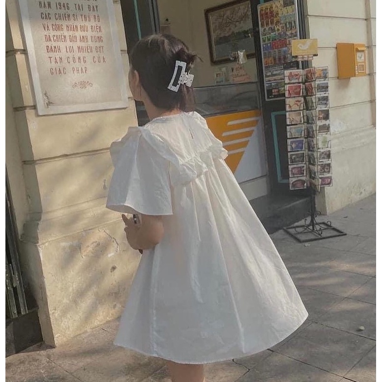 Váy babydoll cổ bèo freesize