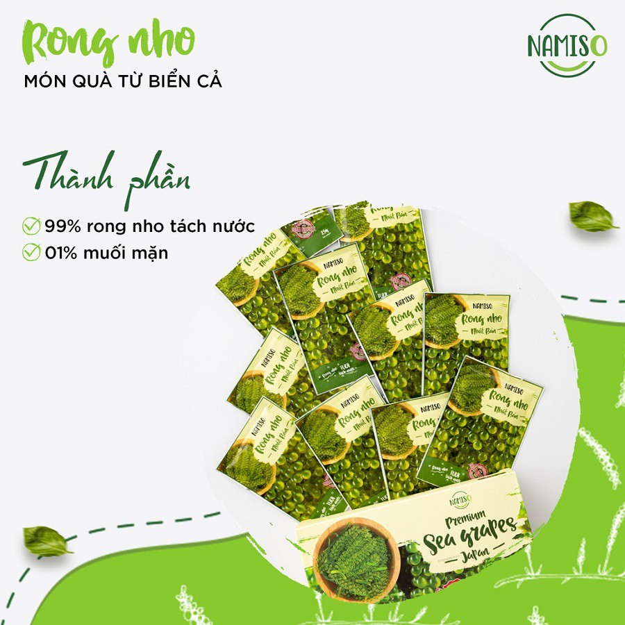 Rong Nho Tách Nước Namiso Organic 100% Công nghệ tách nước tiêu chuẩn Nhật Bản | BigBuy360 - bigbuy360.vn