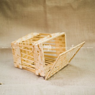 [Giỏ đựng quà] Giỏ tre đan - hộp quà tre đan ( 20x20x16cm)