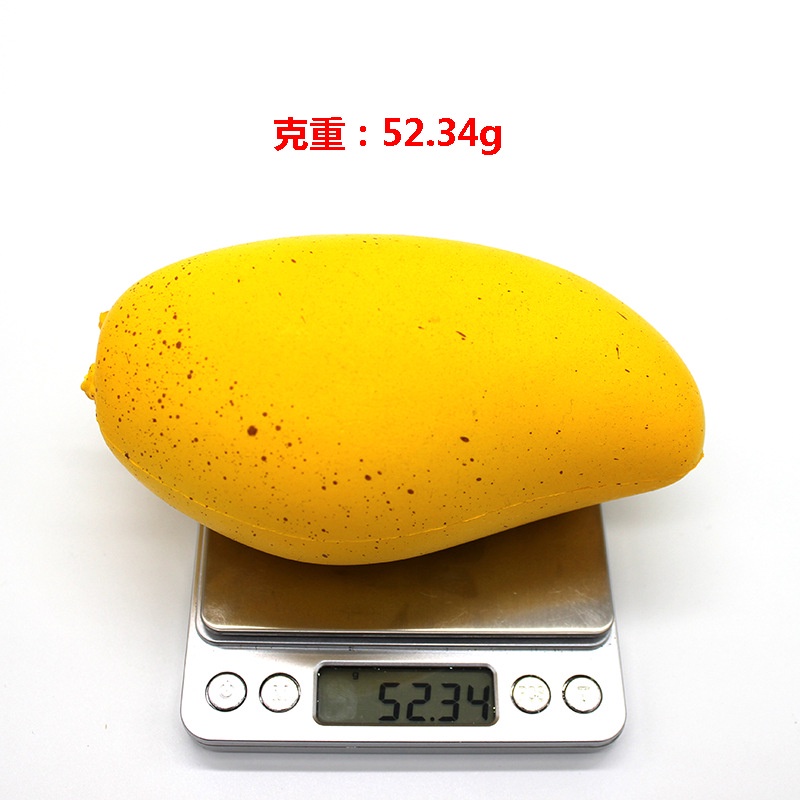 Squishy Lớn JUMBO Hình QUẢ XOÀI chín vàng chấm đen Đồ Chơi Xốp Giảm Stress Hình mềm mịn dễ Thương đàn hồi Cho Bé