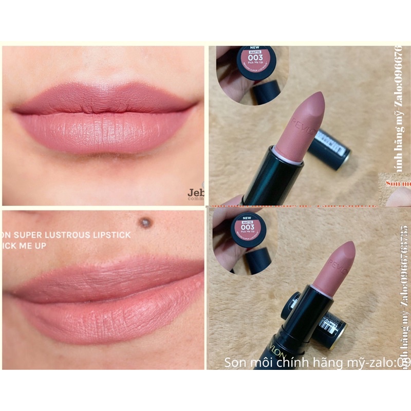 Son thanh lý Revlon Super Lustrous The Lustrous  Mattes Lipstick chính hãng mỹ
