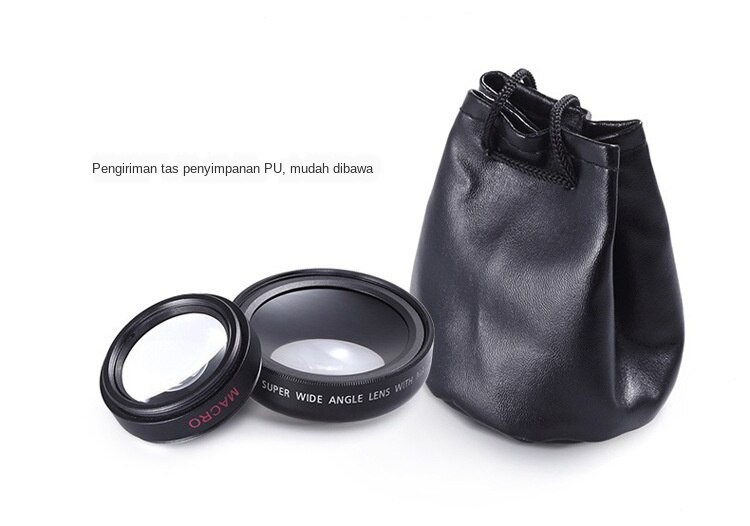 Điện Thoại Lens Xuyên Biên Giới Chuyên Nghiệp Đa Năng Kẹp Điện Thoại 37Mm 0.45X 49UV Góc Siêu Rộng + Macro 2 Trong 1 Ố