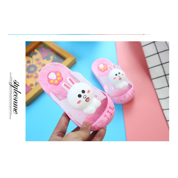 Giày Sandal Hình Gấu Brown Cony Sally Line Đáng Yêu Dành Cho Trẻ Dễ Thương