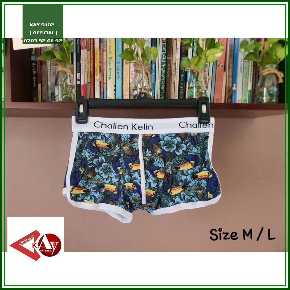 [SALE GIẢM GIÁ] Quần lót nam boxer Myneko - Quần sịp đùi nam phối 3 màu thun co dãn thoáng mát - KAYSBOX015