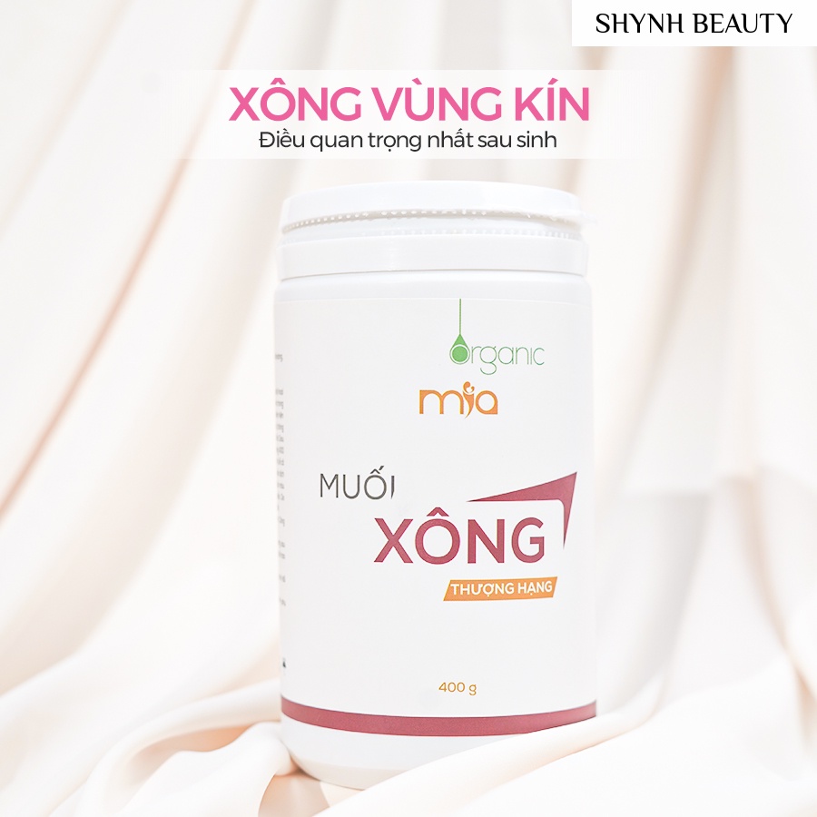 Muối Xông Vùng Kín Dành Cho Mẹ Bầu. Nuôi dưỡng phục hồi trẻ hóa - Mía Organic