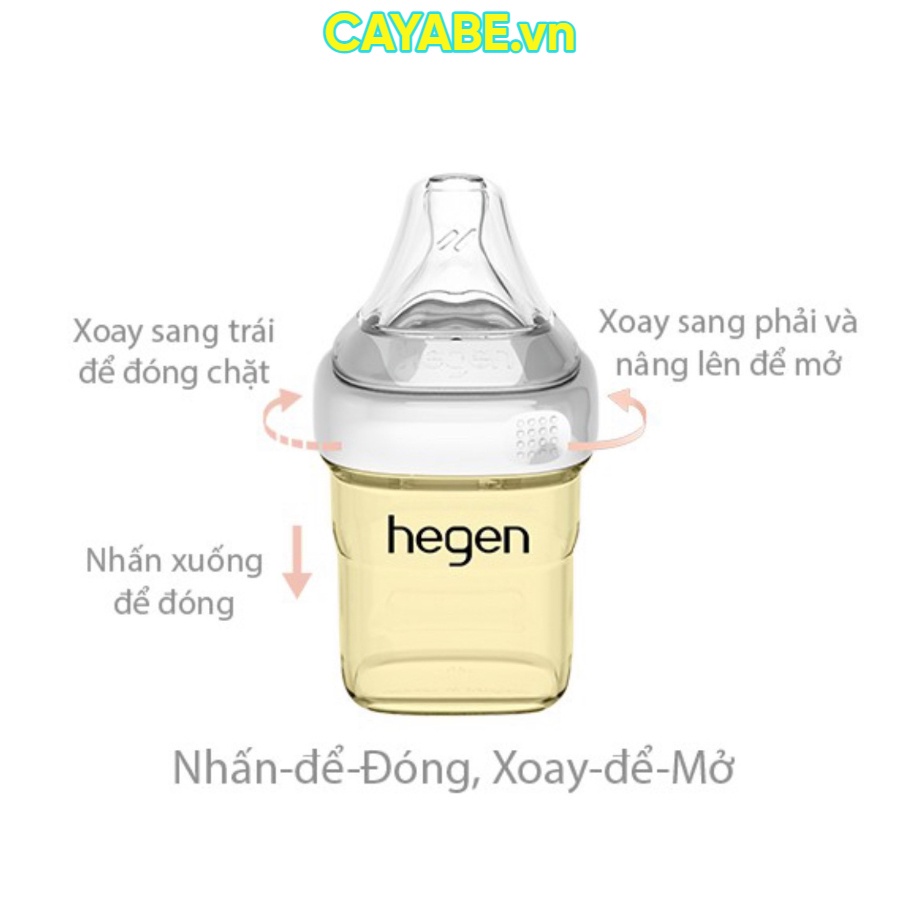 Bình sữa cho bé Hegen PPSU  cổ rộng 150ml / 240ml / 330ml