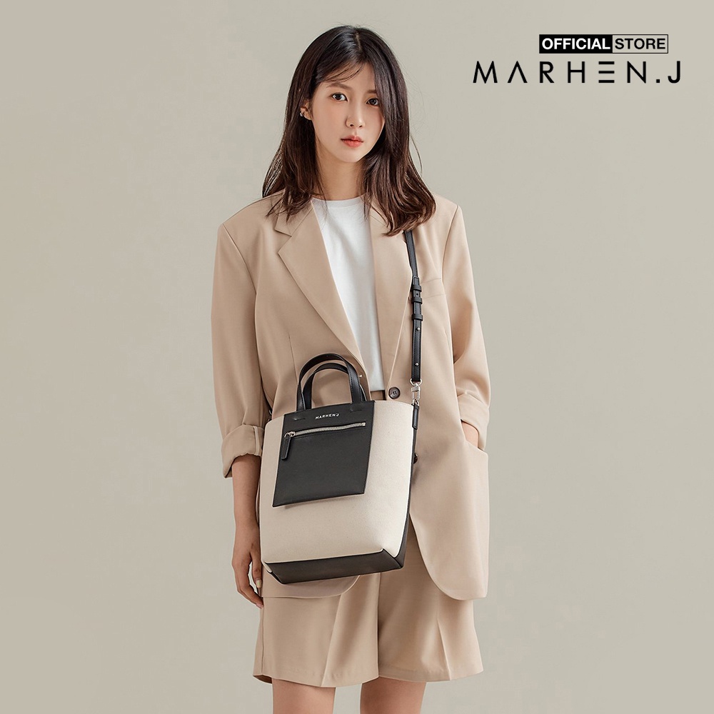 [Mã FAPRE5 giảm 10% đơn từ 1tr] Marhen.J - Túi xách nữ chữ nhật Siena MJ21ASIENA-BK