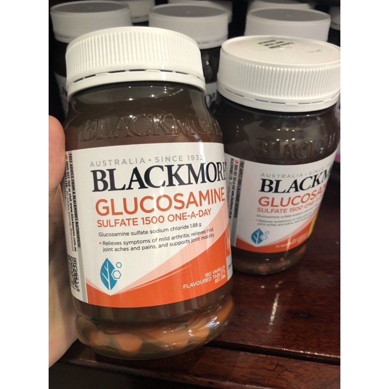 TEM CHEMIST - Viên uống bổ xương khớp 180v Blackmores Glucosamine 1500mg - Úc