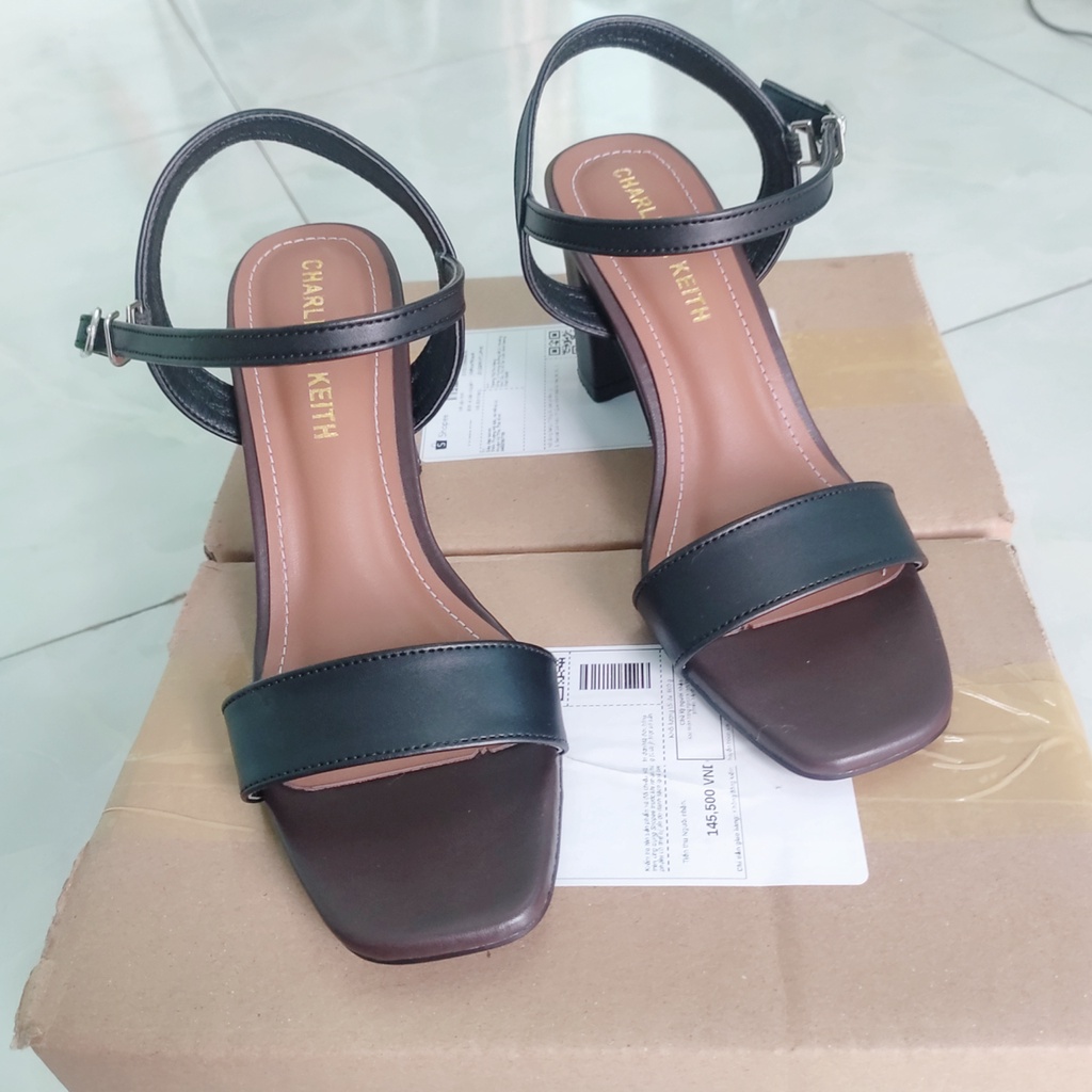 Sandal Cao Gót Phối 2 Màu 7P Mã N15