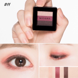 SALE Phấn mắt 3 màu Missha