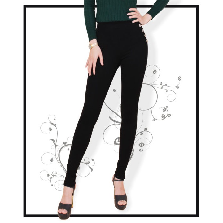 QUẦN LEGGING ĐÍNH NÚT