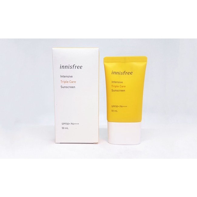 Kem chống nắng innisfree lâu trôi làm sáng da innisfree Intensive Triple Care Sunscreen SPF50+ | BigBuy360 - bigbuy360.vn