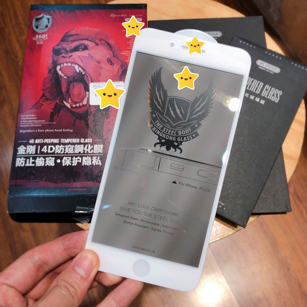 Kính Chống Nhìn Trộm King Kong WkDesign cho iPhone - hàng chính hãng