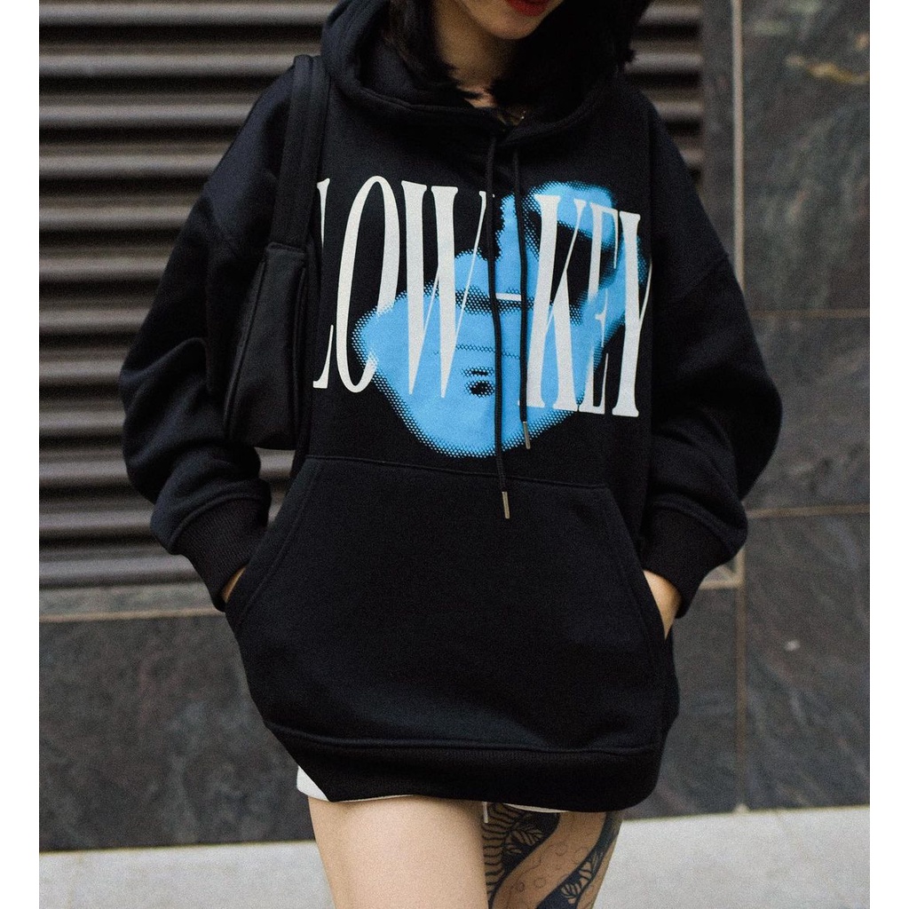 Áo Hoodie unisex BLACKDOKI-BLUEMASK 2 , áo hoodie nỉ bông form rộng dày dặn oversize cá tính hiện đại