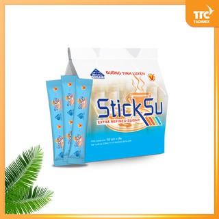 Combo 3 Túi Đường Sticksu 6g/que (túi 300g - 50 que)