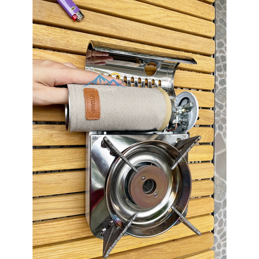 Vải bọc bình ga mini Vietcamp cho 2 loại bình dài 220g - tròn 230g