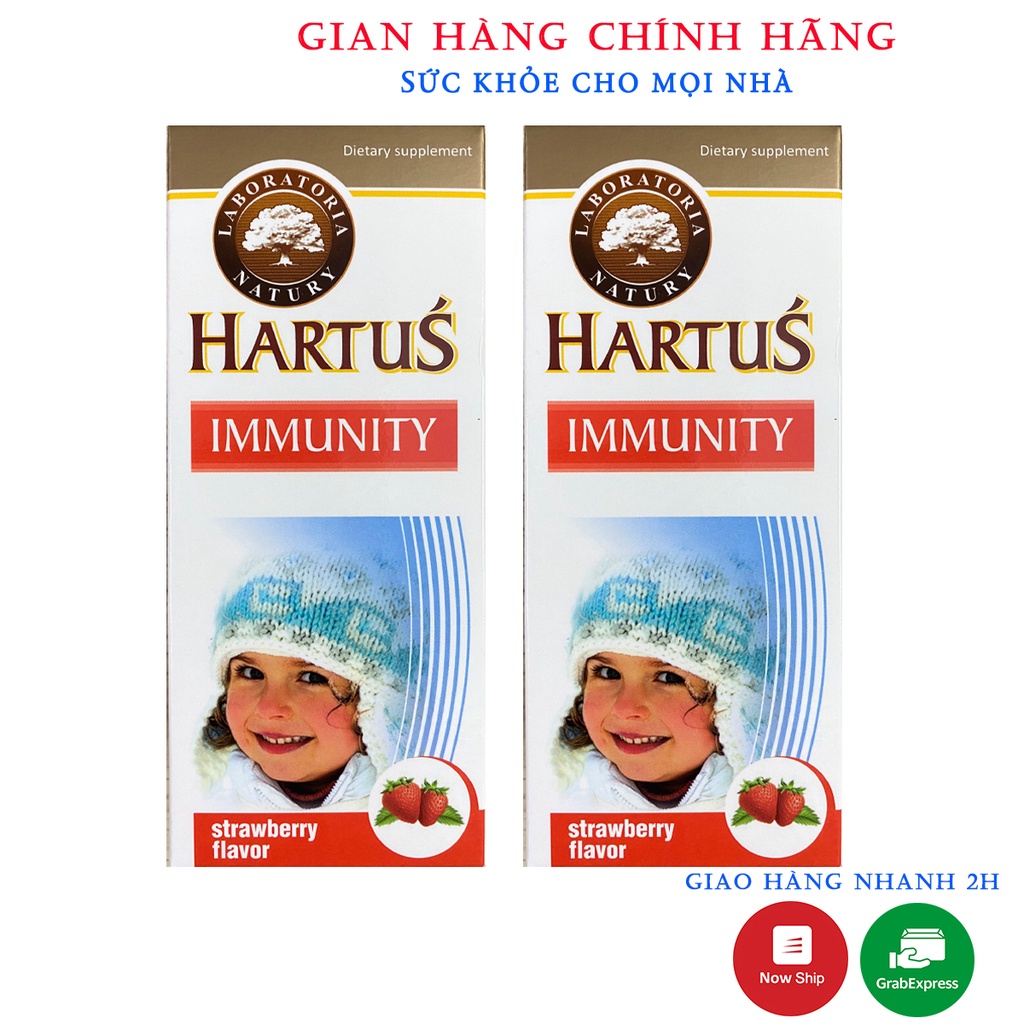 Hartus' Immunity Tăng Sức Đề Kháng,Miễn Dịch,Hết Ốm Vặt.Tăng Cường Sức Khỏe Đường Hô Hấp Trên