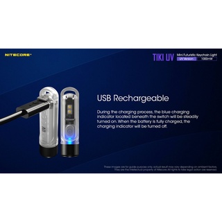 NITECORE TIKI UV multi-purpose UV flashlight, micro USB charging