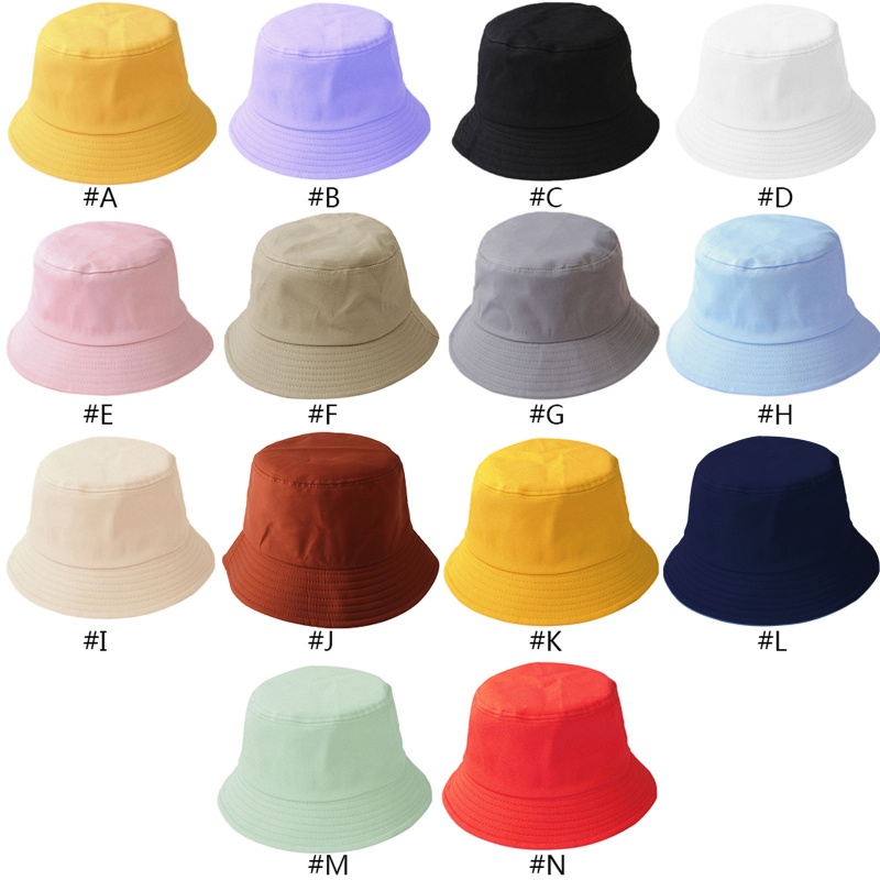 Nón Tai Bèo Rộng Vành Chất Liệu Cotton Thoáng Khí Nhiều Màu Sắc Xinh Xắn