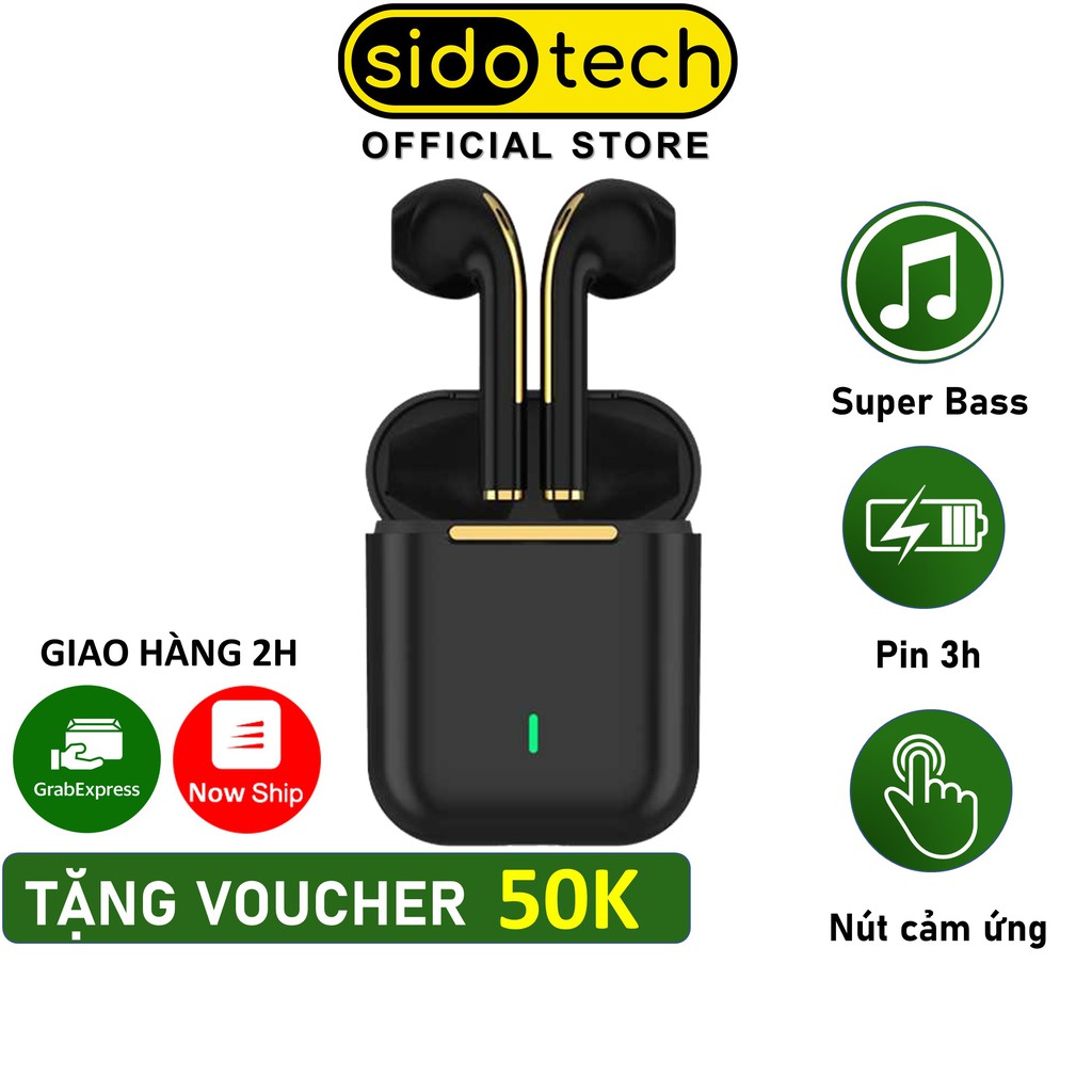 Tai nghe bluetooth không dây Sidotech JS18 TWS nâng cấp pin 3h kết nối độc lập 2 tai - Đổi tên định vị - Hiện Popup | WebRaoVat - webraovat.net.vn