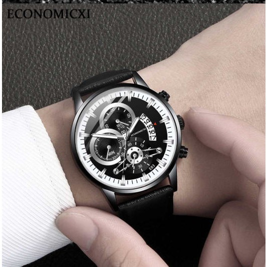 Đồng hồ dây da nam ECONOMIXCI mẫu mới 2020 phong cách thời trang trẻ | BigBuy360 - bigbuy360.vn