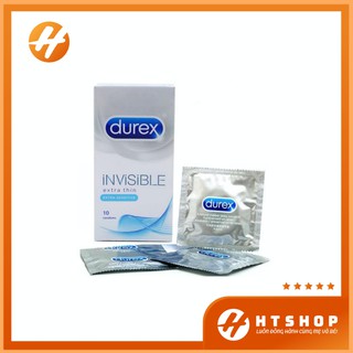 Bao Cao Su Siêu Mỏng Durex Invisibale Extra Thin Extra Sensitive - Nhập Khẩu Chính Hãn