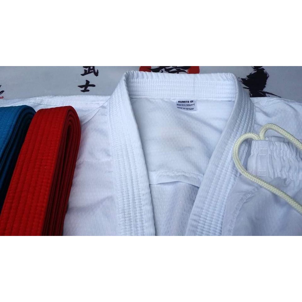 (Free ship) VÕ PHỤC  KARATE KUMITE CAO CẤP - VẢI KIM CƯƠNG