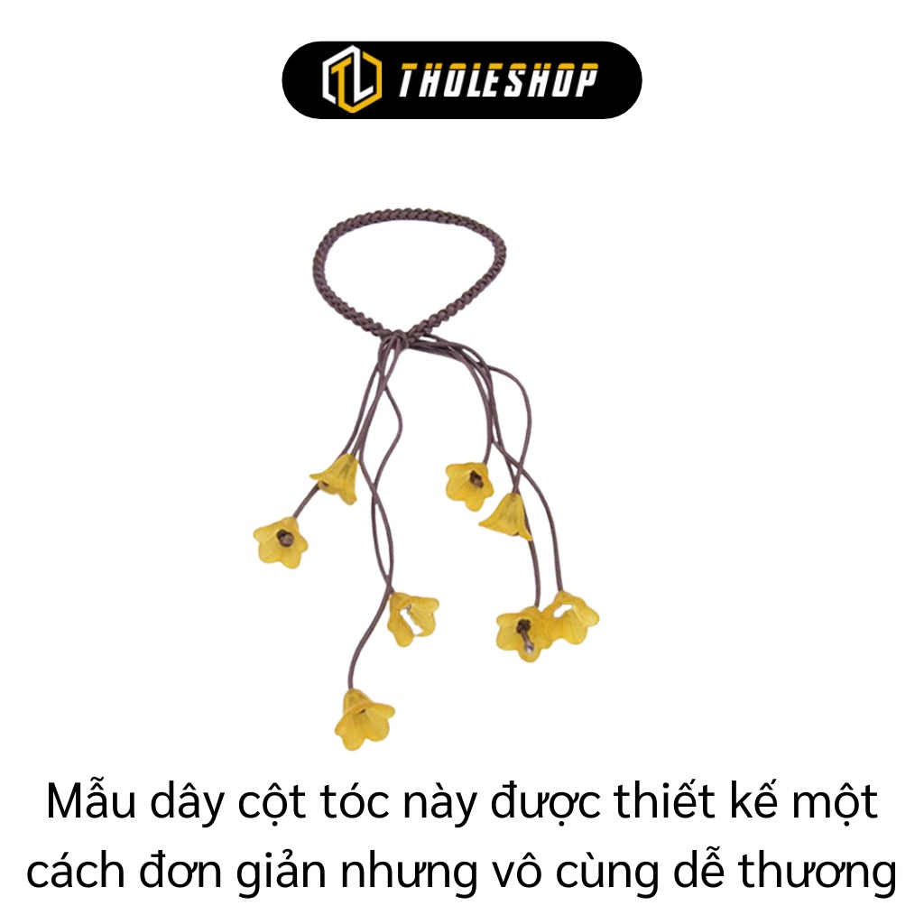 Dây Cột Tóc - Dây Chun Buộc Tóc Cổ Trang Kiểu Hoa Rơi Nhẹ Nhàng, Xinh Xắn Cho Nữ 9028