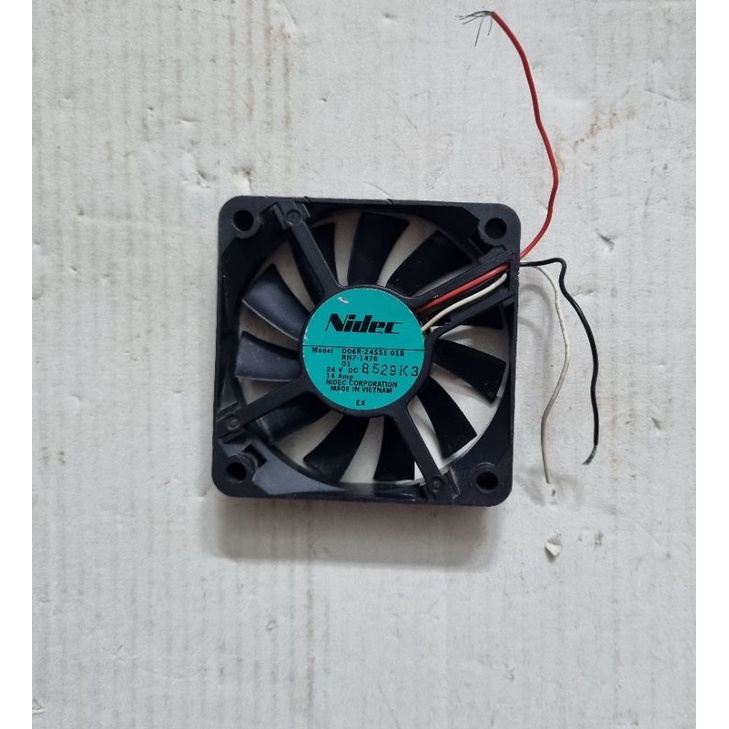 Quạt DC 24V  6×6 (hàng rã máy)