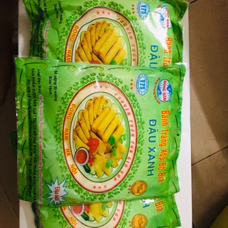 [HCM- Hàng có sẵn] Bánh tráng xốp bò bía đậu xanh